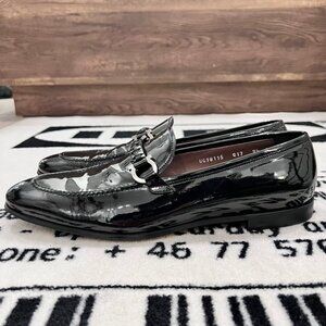 Salvatore Ferragamo Patent Leather Formal Loafers Slip On